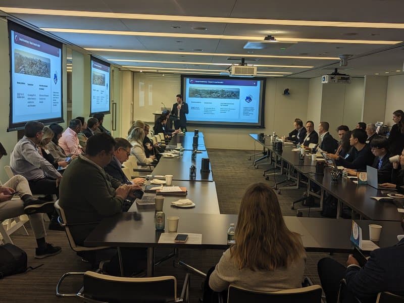 In-depth meeting with retail investors in New York